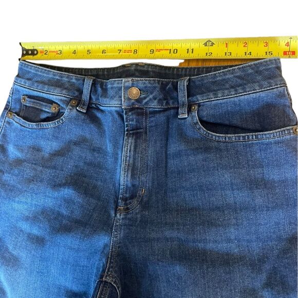 LL Bean Denim Skinny Jeans Womens Size 14 Regular - Picture 6 of 8